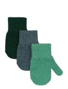 Mikk-line Magic Mittens 3 Pack Grön