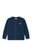Fliink Mahdi Knit Cardigan Marinblå