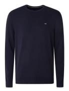 Lexington Clothing Bradley Cotton Crew Sweater Marinblå
