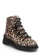 ANGULUS Boots - Flat - With Lace And Zip Brun
