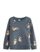 Lindex Sweatshirt Racoon Blå