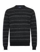 Polo Ralph Lauren Fair Isle Wool Sweater Svart
