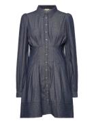 By Ti Mo Denim Fitted Dress Blå