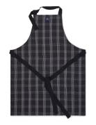 Lexington Home Checked Linen/Cotton Apron Svart