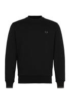 Fred Perry Crew Neck Sweatshirt Svart