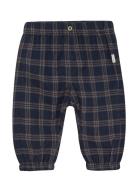 Minymo Pants Check Svart