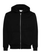 Weekday Classic Zip Hoodie Svart