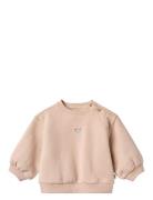 Wheat Sweatshirt L/S Embroidery Eliza Rosa