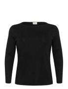 Kaffe Curve Kcmina Knit Pullover Svart