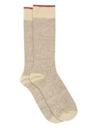 Mp Denmark Ulrika Long Socks Beige