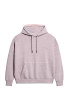 Superdry Essential Logo Overdyed Hoodie Rosa