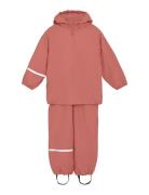 CeLaVi Rainwear Set W. Fleece Rosa