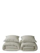 The Organic Company 2 X Bedlinen Set - Extra Length Grå