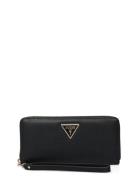 GUESS Laurel Ii Slg Large Zip Around Svart