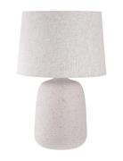 House Nordic Salli - Table Lamp, Ceramic, Sand Structure Grå