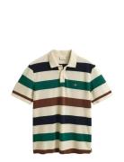 GANT Striped Ss Polo Multi/patterned